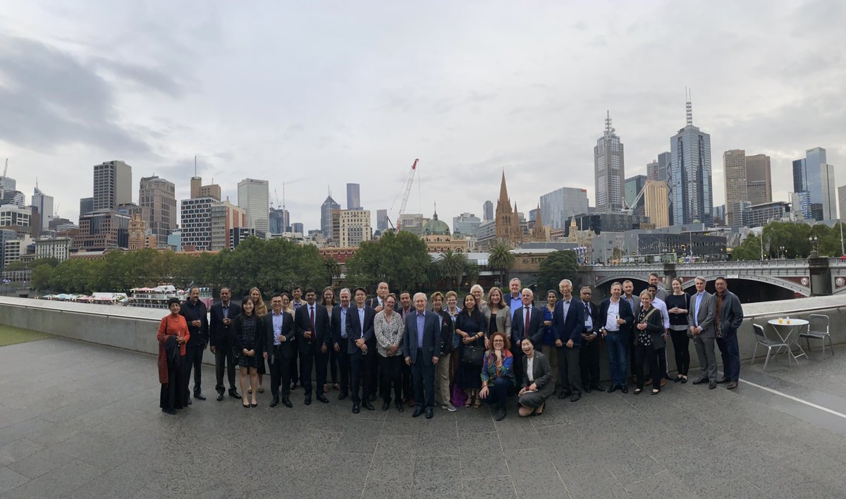 Look at this gorgeous group of endocrine surgeons from across the globe brought together by <a href="/DrJulieAMiller/">Dr Julie Miller</a>, president of #ASAES2020 in <a href="/Melbourne/">Melbourne, Australia</a>