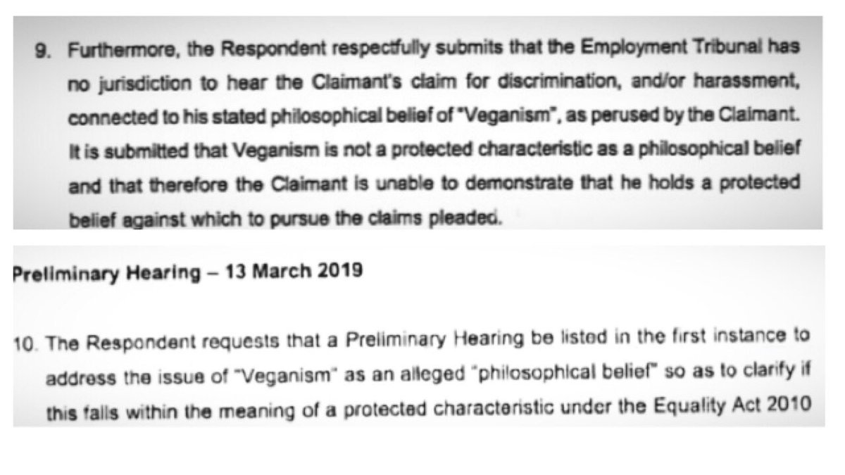 Labour4Animals's tweet photo. Here is the evidence that ethical veganism WAS contested by the League mgt; something which the snr mgt & a few staff contradicted publicly #League #LACS #ExLACS #Justice4Jordi #Justice4Sylvia π΅πΌ #Vegan π#BeKind π¦ Jordi Casamitjana βFox Hunting Expertβ as described in court https://t.co/RYSrmZCDf6