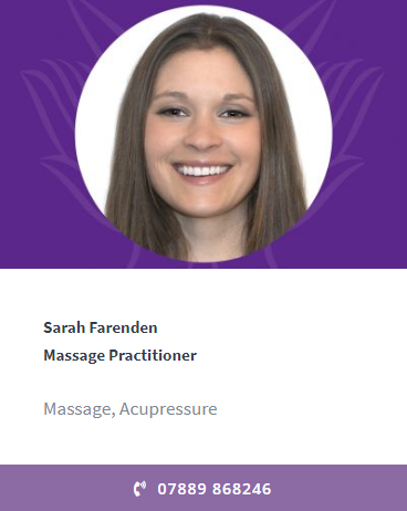 Abbey Place Clinic Therapist of the Day!
Sarah is an Advanced Clinical Massage Therapist &amp; incorporates Myofascial Release &amp; Trigger Point Therapy.
She also offers pregnancy massage, aromatherapy &amp; seated acupressure.
bit.ly/32PW4rI
#massage  #aromatherapy #faversham