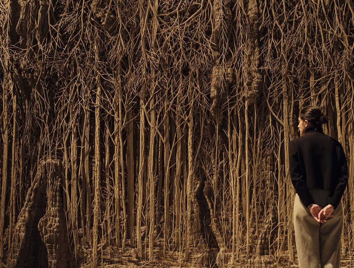 haywardgallery's tweet image. Open now! We're delighted to open the doors to our new exhibition #AmongTheTrees @haywardgallery today. This group exhibition explores our relationship with trees and forests. Plan your visit here: http\://bit.ly/2Nda8oE