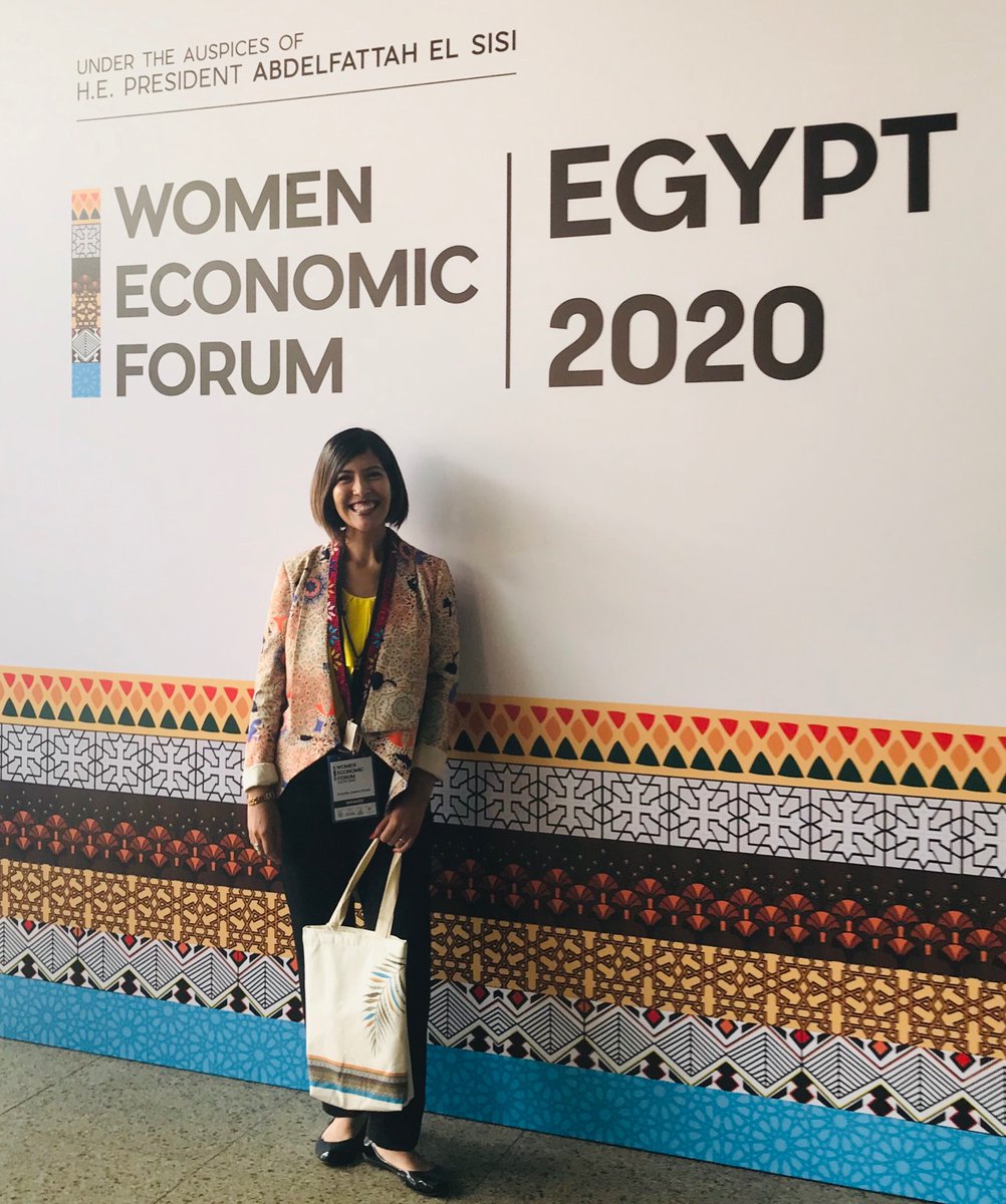 Priscilla_zamor's tweet photo. Esta empezando! Women Economic Forum en El Cairo, Egipto. Feliz de conectar con mujeres de 75 países para impulsar la igualdad de género y empoderamiento de mujeres en todo el mundo. Mañana de speaker en Panel sobre Networking #WefEgipt #Wef2020 #AnnualWef @WomenManagersCL https://t.co/De5JE6gCrZ