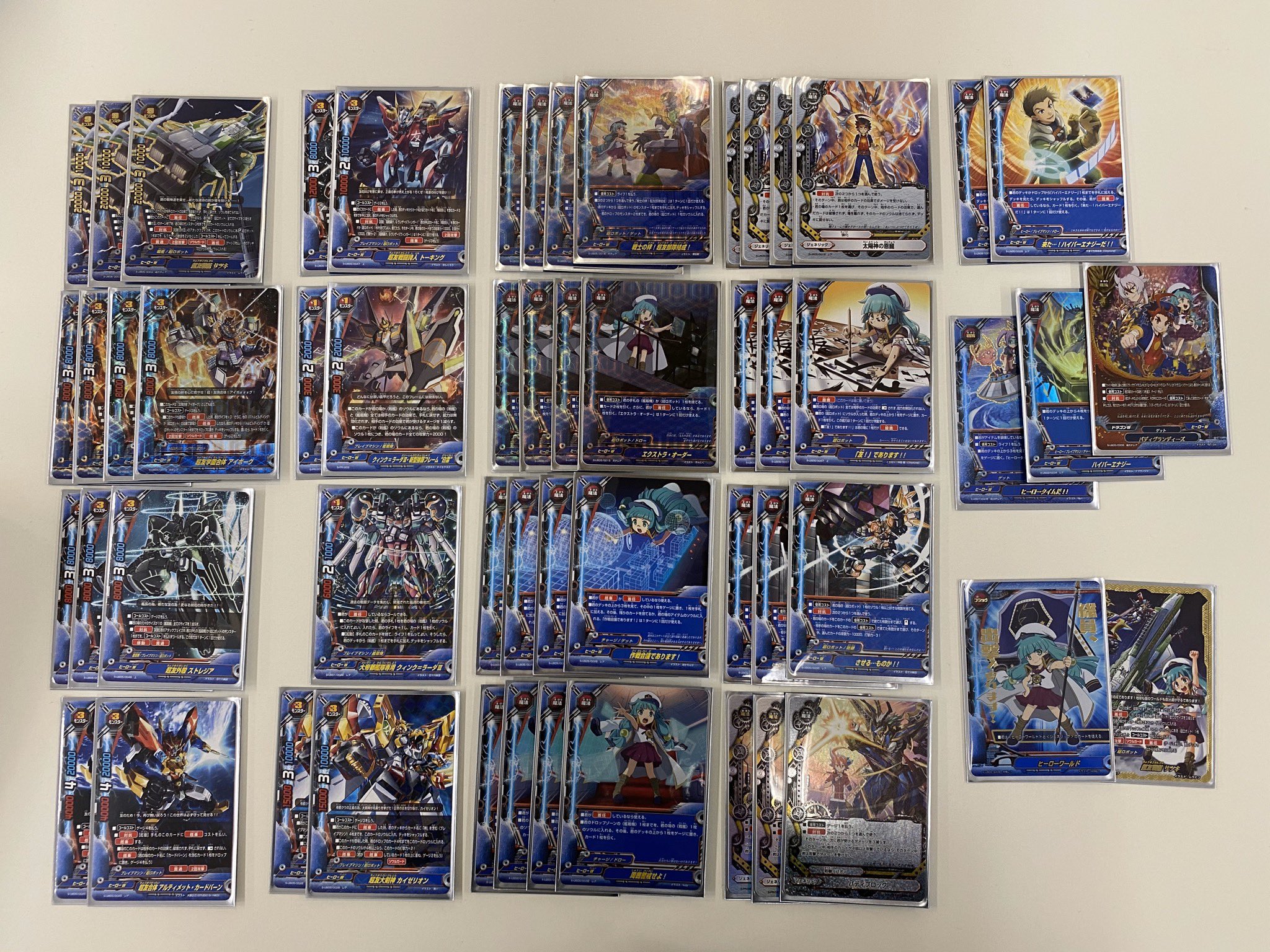 ティエール細川 バディファイトイベント担当 リストが公開されました ということで僕からは 超ロボット のデッキ 公開 なのですが 構築が難しい デッキの減りがとにかく早いので枚数をもう少し見直したいのと させる ものか カイゼ 恩寵
