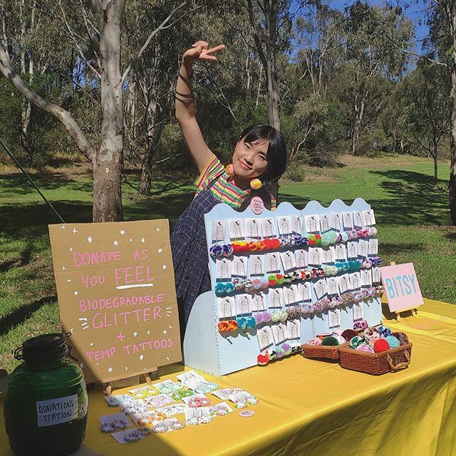 ShopBitsy's tweet photo. 🍍PARK SOCIAL PS:05 TROPICAL🍉 @parksocialmelb Bushfire fundraiser happening this Saturday, raising money for wildlife Victoria. I'm going to have a little stall there selling my poms as usual🎉, PLUS I'll be doing flash tattoos and glitter for donations towards wildlife Victor… https://t.co/yOhRIM83HH