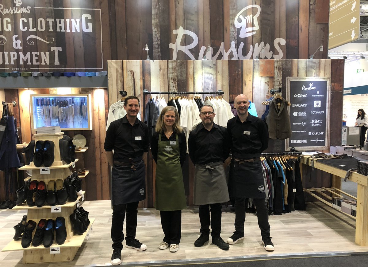 Day 2 of @HRC_Event , come and see us at stand P248! #HRCevent #HotelRestaurantCatering #Russums