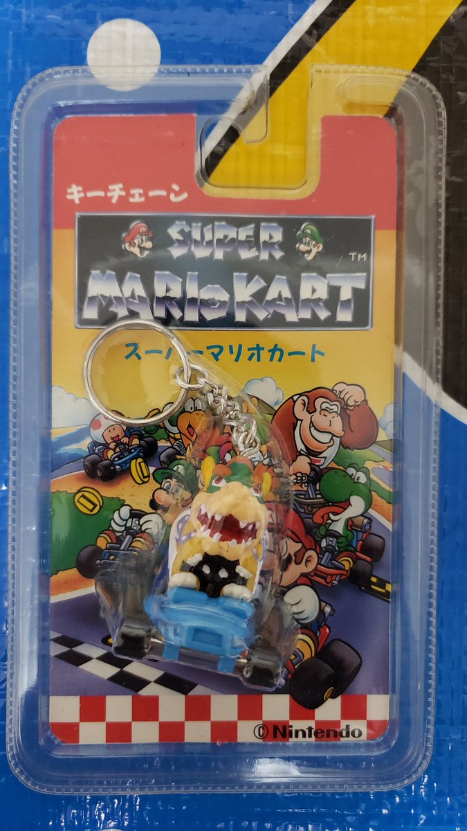 スーパーマリオカートのキーホルダーのクッパを入手、全8種類