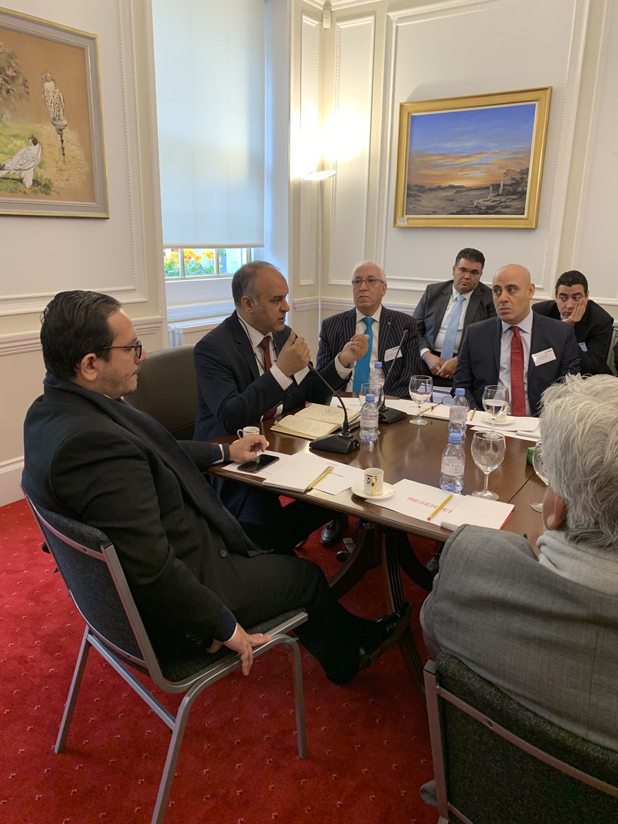 ABCCnews's tweet photo. “For foreign investors looking to do business in Libya, the Foreign Direct Investment Agency is the one stop shop where all procedures are completed. The majority of sectors do not require foreign investors to have a local partner” HE Mr Al-Issawi, Minister of Economy, #Libya https://t.co/tjRWJov1mN