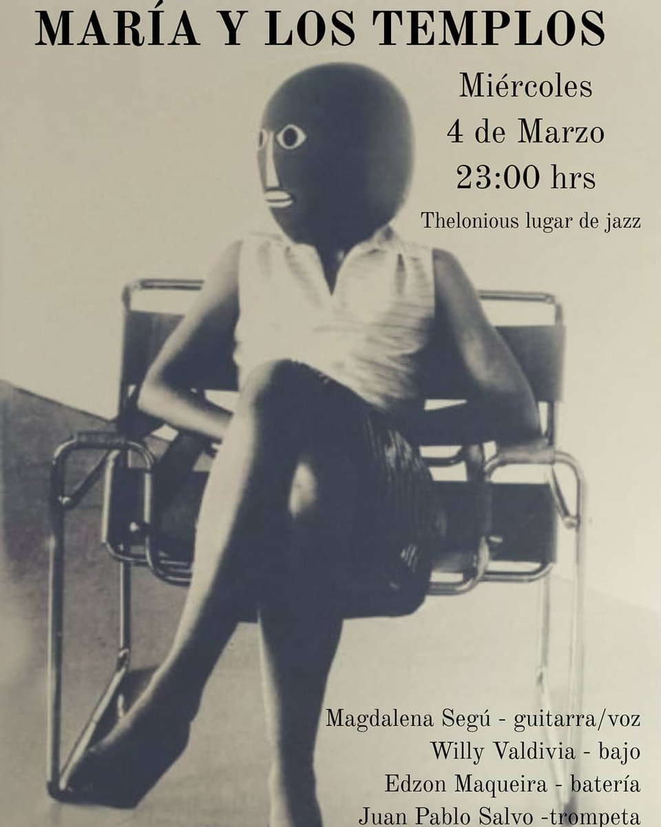 Hoy en Thelonious:

21h Raimundo Santander Trío, entrada $3000
23h María y Los Templos, entrada $3000
Jam Session

Reservas:
theloniouschile@gmail.com
227357962