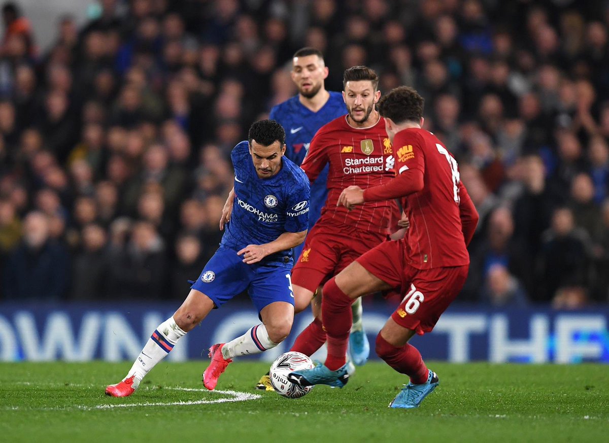 _Pedro17_'s tweet photo. ✅⏭ Great game, great effort by the team. We're on #FACup quarter-finals! Proud of reaching 200-game landmark for this great club. Come on BLUES ! 💪💙 

@ChelseaFC #CHELIV #KTBFFH https://t.co/3pHpRUhbAd