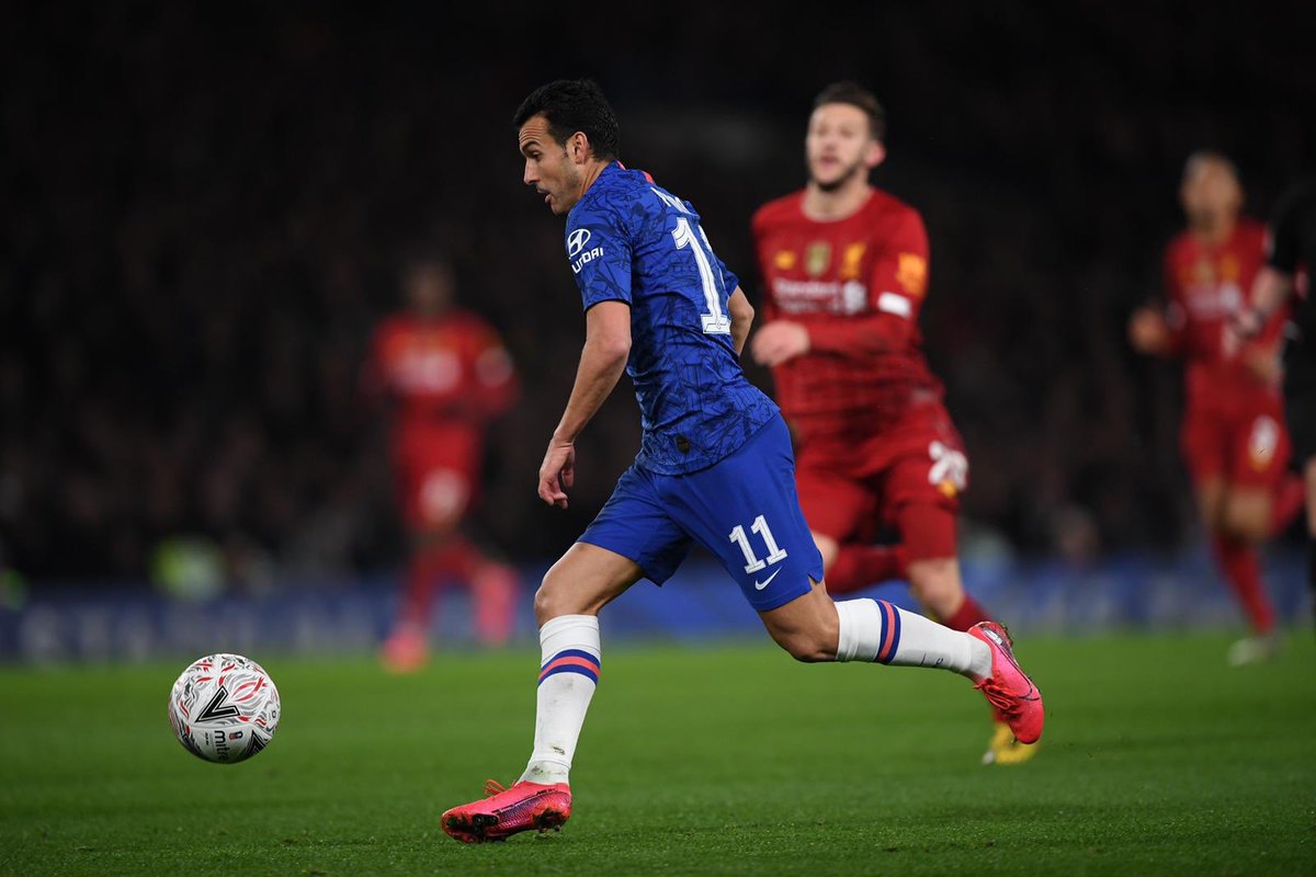 _Pedro17_'s tweet photo. ✅⏭ Great game, great effort by the team. We're on #FACup quarter-finals! Proud of reaching 200-game landmark for this great club. Come on BLUES ! 💪💙 

@ChelseaFC #CHELIV #KTBFFH https://t.co/3pHpRUhbAd
