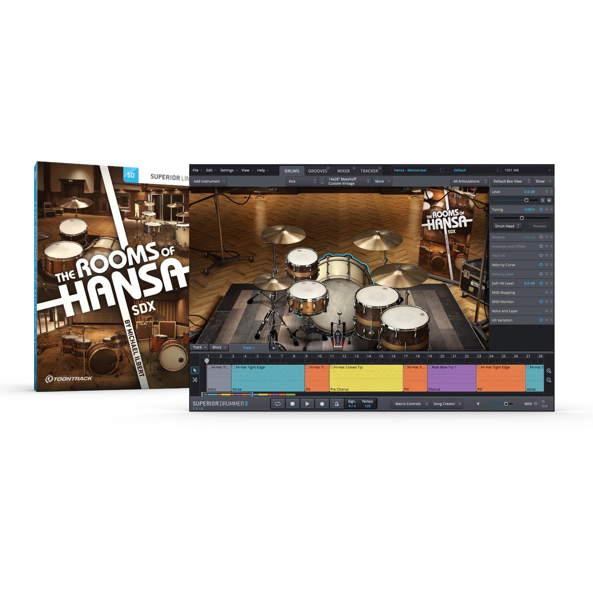 The <a href="/Toontrack/">Toontrack</a> SDX: The Rooms of Hansa is out now, featuring 6 kits recorded in the iconic Hansa Tonstudio, who have recorded David Bowie, Iggy Pop &amp; U2!

Grab a copy here - inta-audio.com/toontrack-sdx-…

#toontrack #SDX #toontrackSDX #Hansa #Superiordrummer3 #drums #toontrackdrums