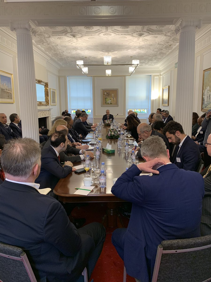 “The sectors in Libya with the most opportunities for UK investment are infrastructure, sea and air ports, and solar energy” says HE Mr Ali Al-Issawi, Minister of Economy, #Libya #infrastructure #seaport #airport #solarpower #solareenergy #solarpanels