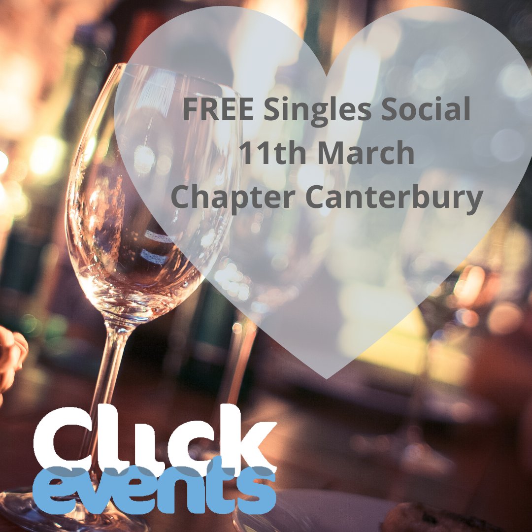 #Canterbury #single #socials are popular for all age groups but this venue allows a maximum of 30 comfortably so please book early. The Click host will orchestrate moves to ensure everyone meets the maximum number of people.
