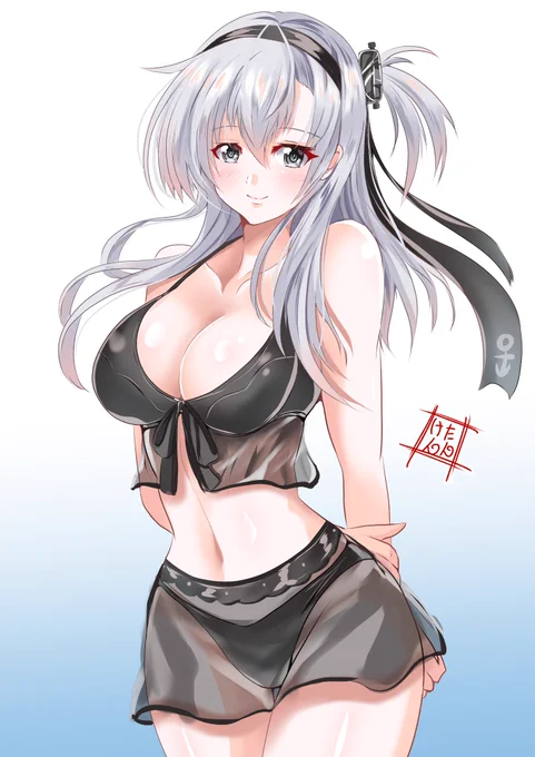 #涼月進水日
お涼は小生最近になって結構描いておりますぞ～
今日もワンドロで描きますぞ～
デュフフフ 