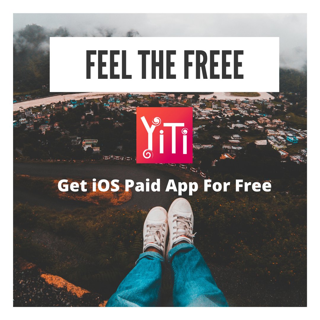 AppsYiti's tweet photo. Feel the Free! Get iOS Paid Apps From Yiti Apps.
.
.
#ios #iosapps #iosappsfree #freeiosapps #iospaidappsfree 
#getiosfreeapps
https://t.co/7jzQtXXkzf https://t.co/EPNPjz5OFs