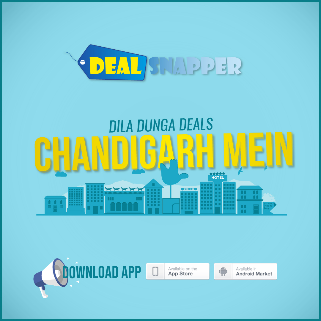 deal_snapper's tweet photo. Download Our App And Get Great Deals/Discounts At Bars, Brews, Salon, Gyms, and Restaurants Near You; All Over Tricity!

App Link: https://t.co/Zr08UyqUxf
#Elantemall #VRpunjabmall #Chandigarh #Panchkula, #Mohali #Discounts #Offers #DealSnapper #Discountcoupons https://t.co/7YPPkyJuNc