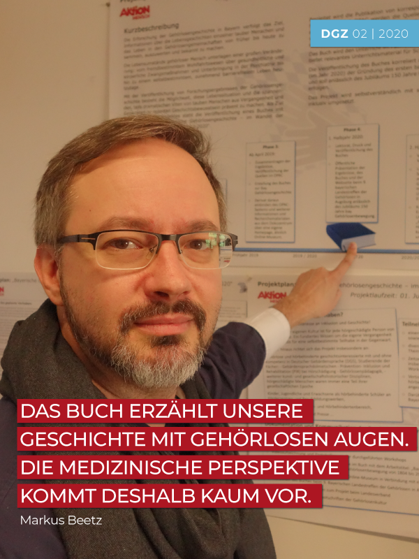 glzeitung's tweet photo. 200 Jahre #Gehörlos|e in Bayern aus „tauber“ Perspektive: Markus Beetz und sein Team arbeiten an einem neuen Buch, das bald fertig werden soll. Nach den Machern soll es als Schullektüre eingeführt werden – für das Unterrichtsfach Gehörlosenkunde
https://t.co/F6dbrtE8i7 https://t.co/G4UgkrU2e5