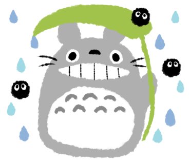 おはまじろう 最近猫ばかり描いていたので今日は雨降りだし トトロを描いてみましたー トトロに会ってみたい 子供じゃないからもう無理かー となりのトトロ トトロ まっくろくろすけ ジブリ イラスト 雨