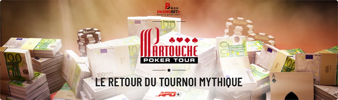 ♠️♥️La suite des Super Satellites pour le PPT 2020♣️♦️

➤ Forges-les-Eaux du 16 au 19 avril
➤ Divonne-les-Bains du 14 au 17 mai
➤ Saint-Amand-les-Eaux du 4 au 7 juin
➤ La Grand Motte du 8 au 12 juillet
➤ Pornic du 16 au 19 juillet
➤ SanRemo du 5 au 9 août

#PPTisback