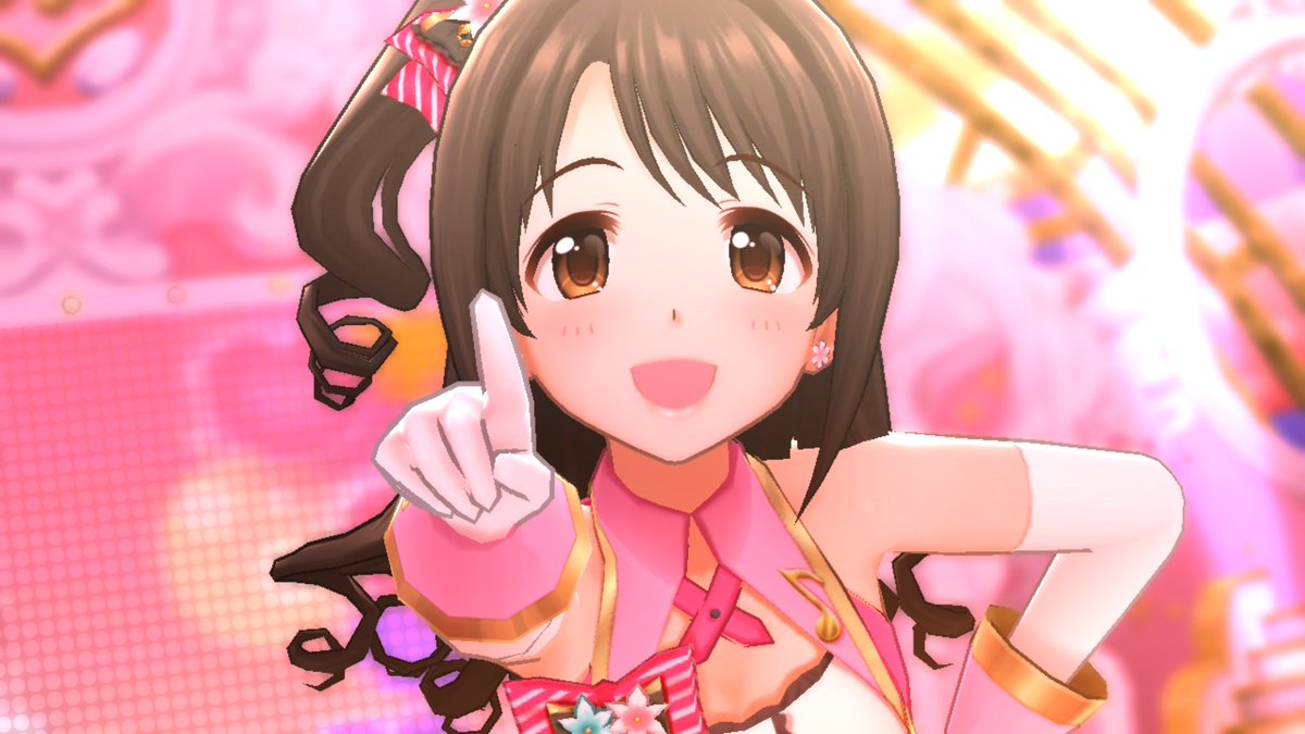 ものぐさぺー ステージオブマジックの島村卯月をお持ちでないようなので 紹介させていただきますね かわいいピンクの衣装はもちろんのこと 卯月の髪型で珍しい右側ハーフアップが付いているのです 卯月かわいい スキルが判定強化で 放置編成にも