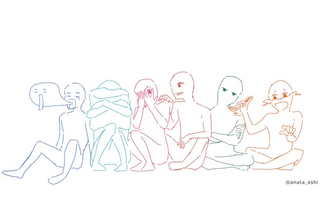 あなたの推しで描いてくれ トレス素材さん の人気ツイート 2 Whotwi グラフィカルtwitter分析