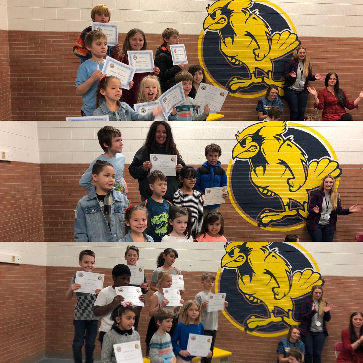 We are so proud of these #FitzFalcons Role Models for the second trimester! They lead the way with #empOwerment and #Wonder as well as perfect attendance! #GROW