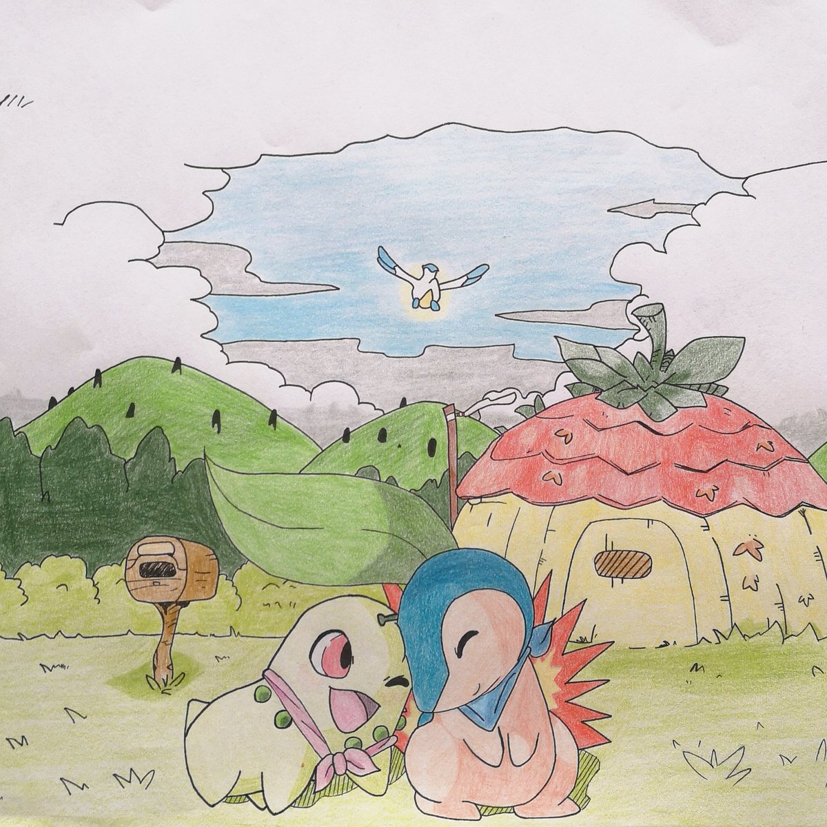ProZyzz's tweet photo. @NintendoFrance J'ai fais ce dessin avant la sortie du jeu avec @ioessac en Germignon et Héricendre pour moi ! https://t.co/Op1KyFbdiW