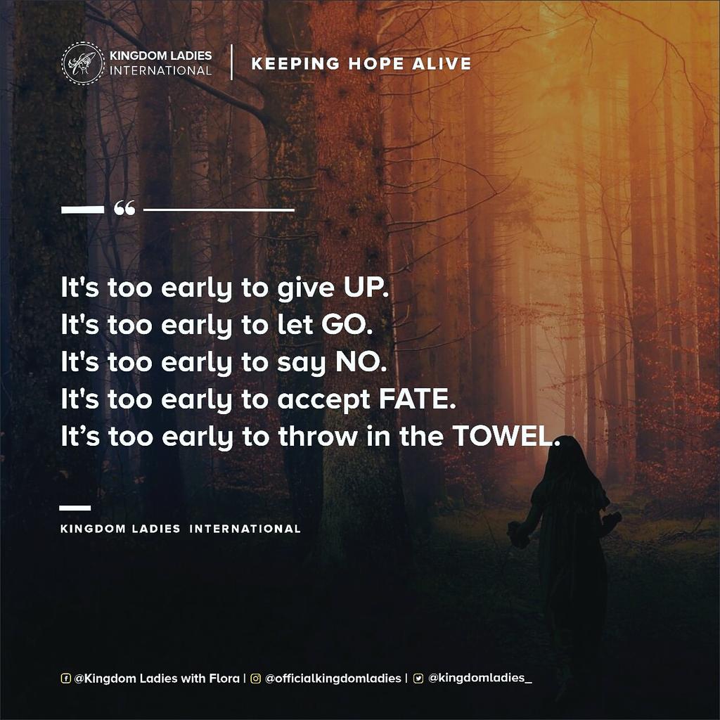 KingdomLadies_'s tweet image. Keeping Hope Alive 😇
.
.
#kingdomladies #loveredefined #kingdomladieswithflora #kli #hope #hopeful #faith #nevergiveup #neverstopexploring #never #NEVERQUIT #hopealive #life #grace #keepgoing  #keepmovingforward #keeppushing #keepsmiling #keepmoving #keepgrinding #keephopealive