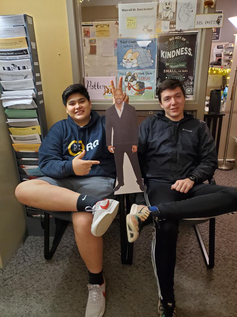 HBHSCounseling's tweet photo. Class of 2020! @BrianNa73266725 and Jonny have earned some time to chill because they have finished their High School and Beyond Plan! Have you? Get on Xello and get yours done too!  #hbhsco2020 #hbhsco20 #hbhsseniors #bringTHEROCKtoBay https://t.co/uRN8MGA1Q6