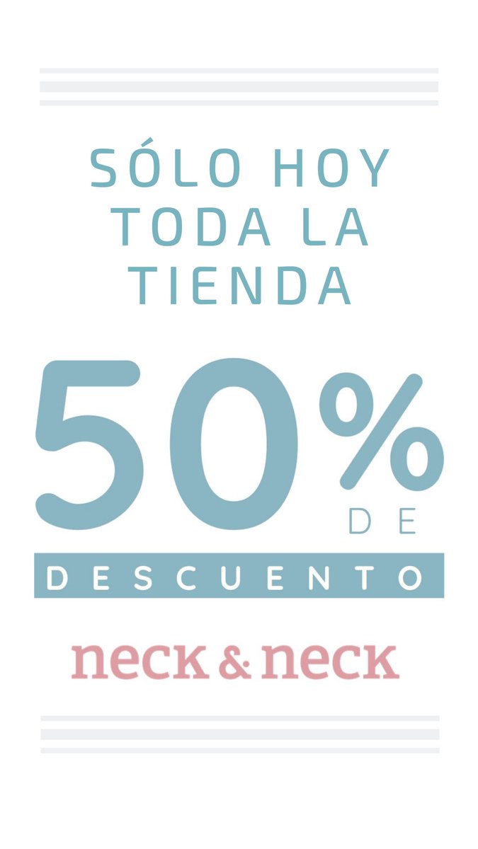 NeckVeracruz's tweet photo. HOY ❕50% Toda la tienda 🏷 #neckandneckveracruz https://t.co/Lt0hCpM5xT