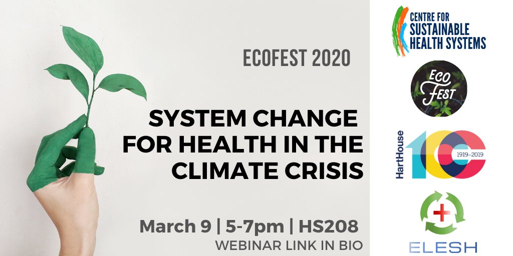 ELESHCanada's tweet photo. We've made our seminar available as a WEBINAR - https://t.co/gJ9czlZgNE! We've also released 10 more tickets for those of you near 155 College who'd like to attend. Monday March 9, 5 - 7pm with panelists @blakepoland1 @LisaVanLint @Sustainable_Now✨ https://t.co/E5Rpn6Hd8P