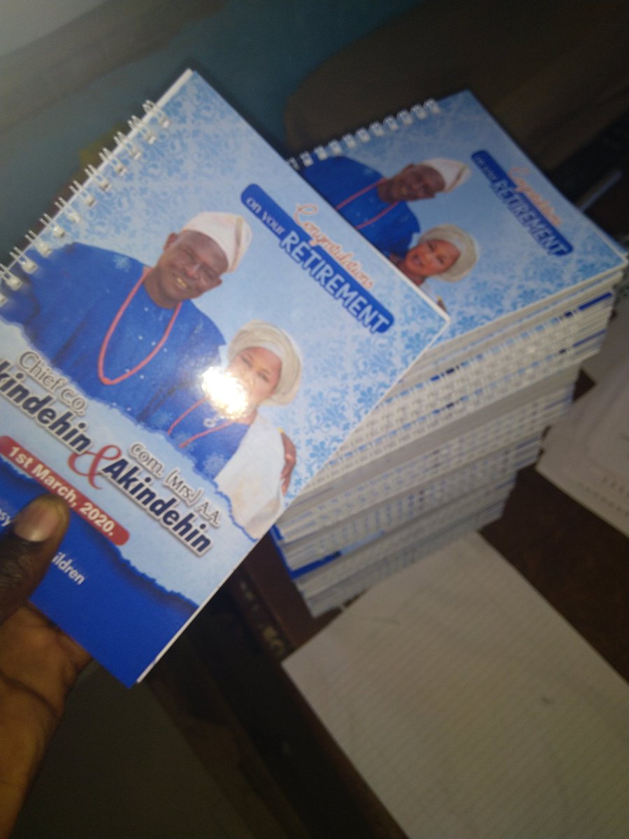 SegzyBen's tweet photo. Let us handle all your printing jobs
We prints from #Letterhead, #Invoice, #Receipt,#Exercisebooks, #Jooters, #Memopad,#Notepads, #ProgrammeOfEvents,#Invitations and #Banners Call or Whatsapp +2348063030221
#Segzyben #Akure #Akureprinter https://t.co/2faewOQAoL