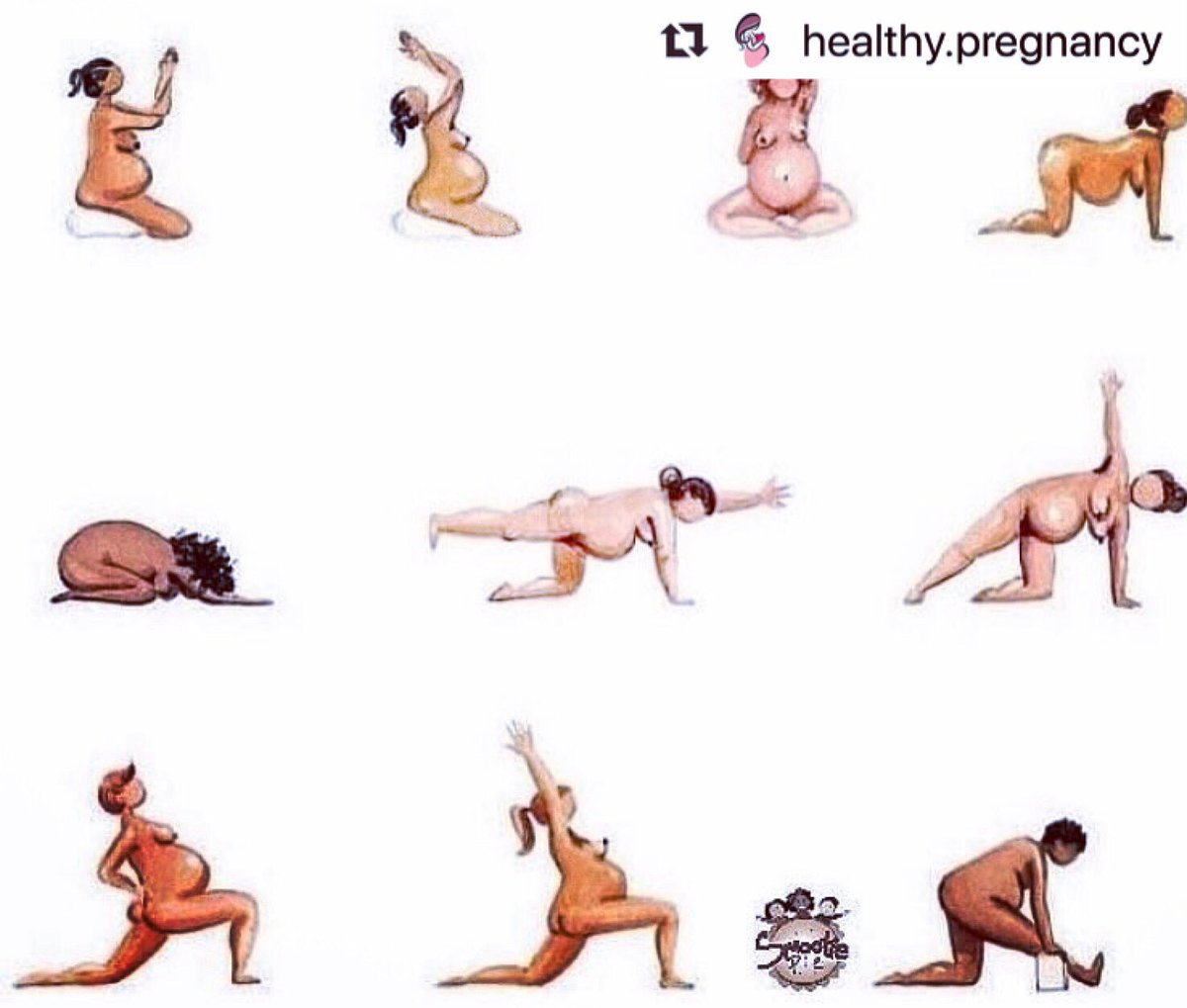 AbundMaternity's tweet photo. ~PRENATAL YOGA~
Here are a few poses 🕉️🙏🏾 Namaste. 💖
Art by @yogaprints
#prenatalcare #relaxation #breathing #breathingtechniques #doula #birth #naturalbirth #namaste #asana #yogaposes #yogapose #prenatalyoga #yoga #yogi #yogimama #health #pregnancywellness #wellness #fitness https://t.co/P6Jb3o8xvJ