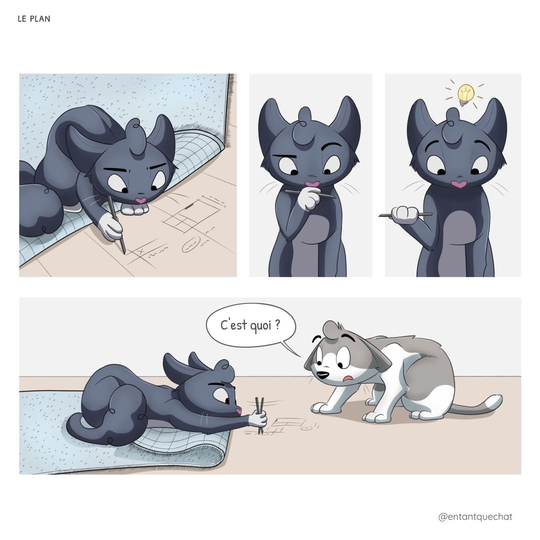 entantquechat's tweet photo. Cette semaine, Pamprelune avance bien dans ses projets d'indépendance 😺 #bandedessinée #bandedessinee #blogbd #chats #chatons #stripbd #comicstrip #illustration #illustratrice #dessin #dessinnumerique #dessiner #cartoon #casebd #planchebd https://t.co/S3z2b0NTGI