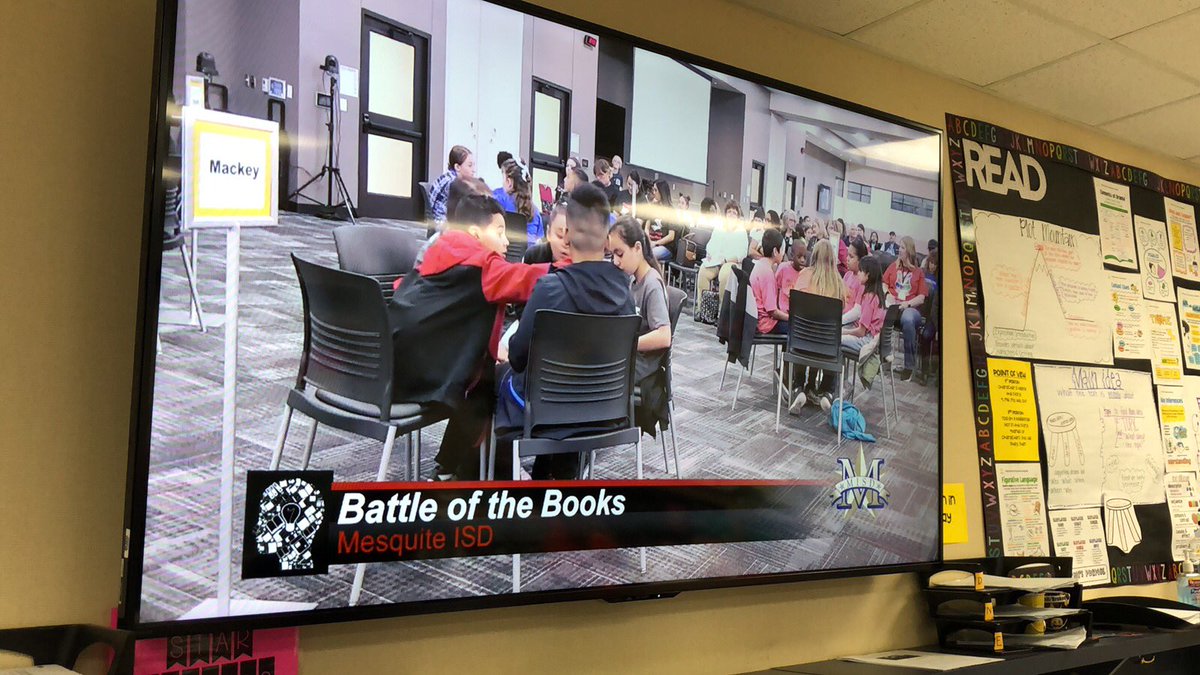 kbottoms12's tweet photo. We love that you could watch it live this year! Mrs. Dumas class was rooting us on at Mackey! #mackeyes #MISDBOB20 https://t.co/wSBgfeot5J