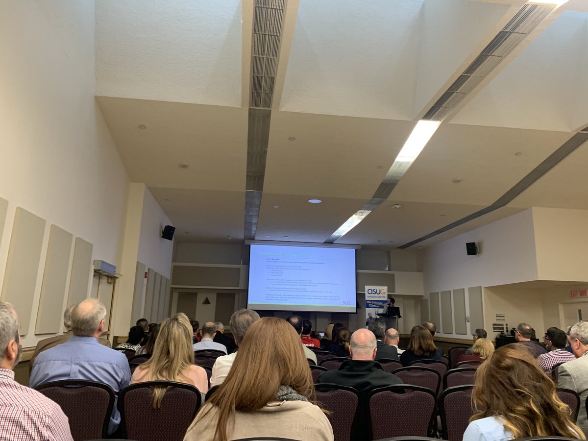 PRASHANTMJ's tweet image. ⁦City of Richmond hill presenting ⁦@ASUG_Ontario⁩ #asug #ontariochapter #mar2020