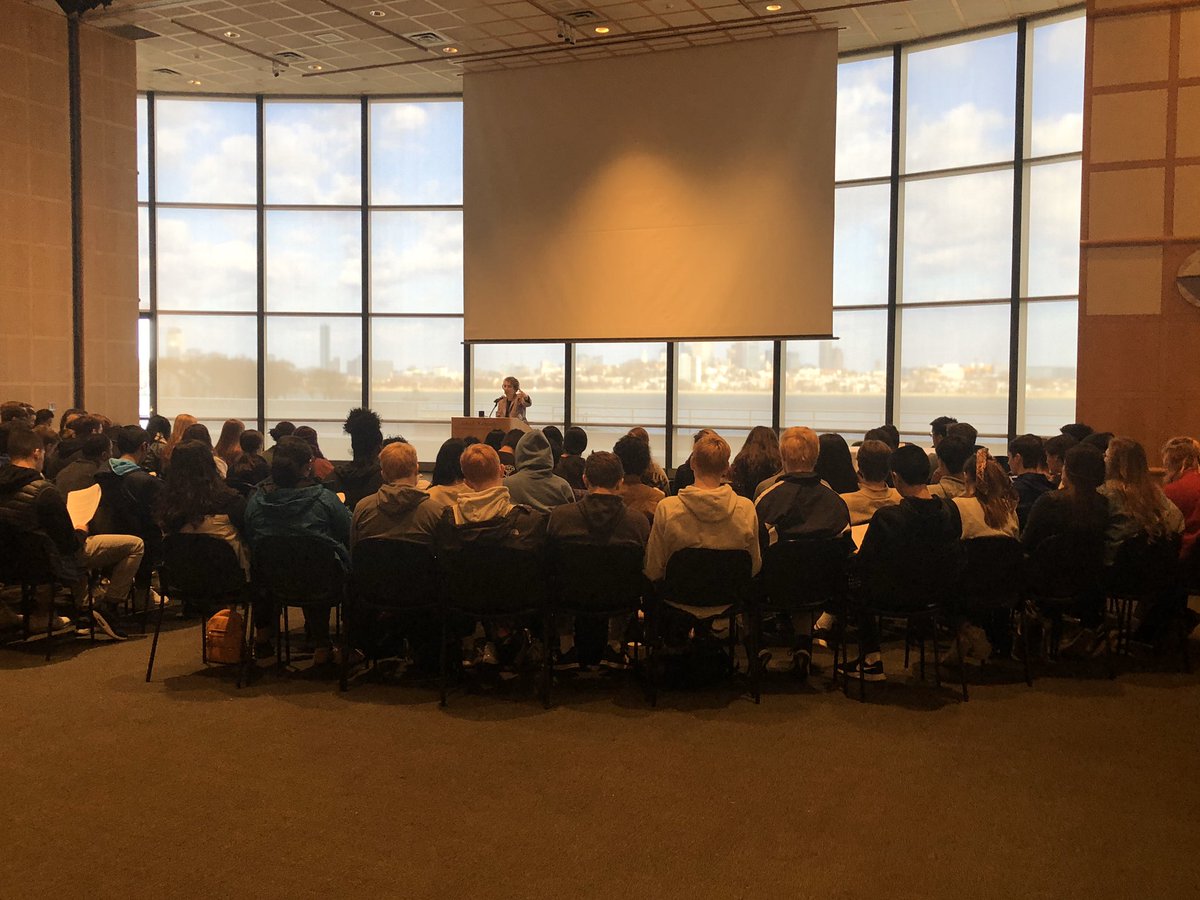 AP Gov students taking part in a Federal Budget Simulation at the JFK Library with students from local high schools. <a href="/JFKLibrary/">JFK Library Foundation</a>
