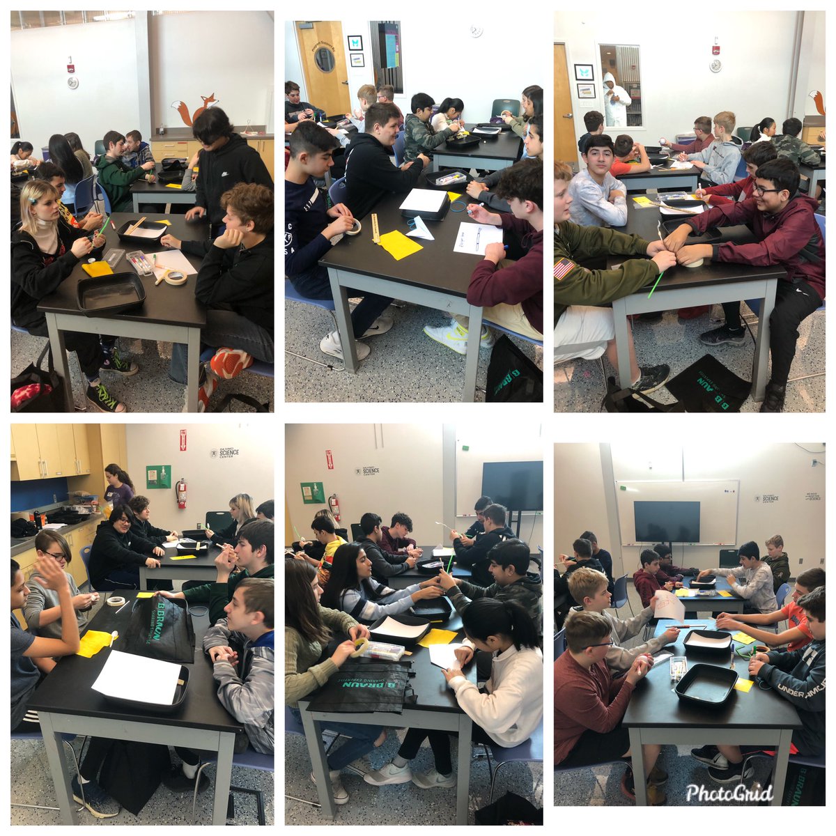 Exploring the design process <a href="/davinciscience/">Da Vinci Science Center</a>. #ourbestsms