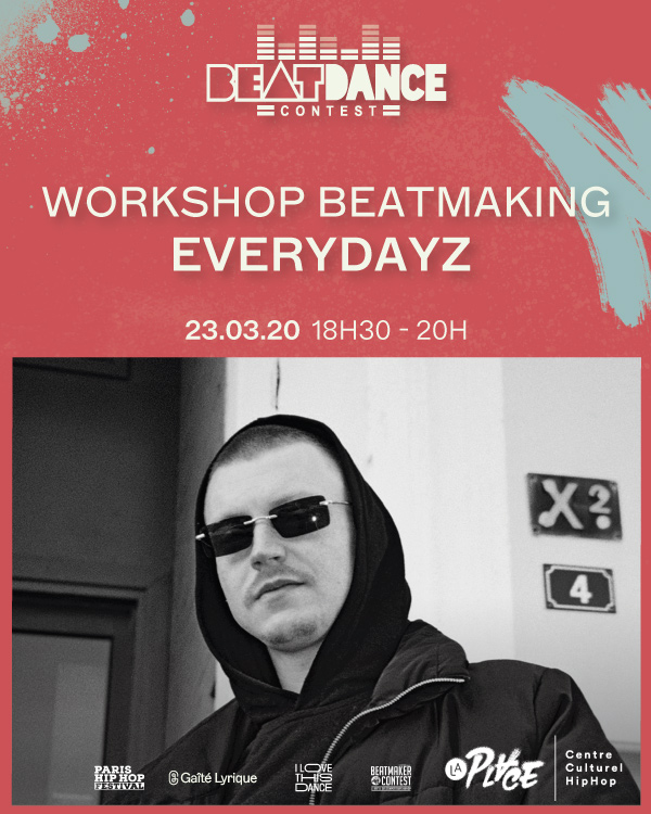 🚨 Pour sa 8e édition le Beatdance Contest 2020 enrichit son programme ! 

Le beatmaker <a href="/EVERY_DAYZ/">Everydayz</a> donne rdv aux beatmakers initiés pour un workshop le 23 mars à La Place, centre culturel Hiphop 🔥

Plus d'infos 👉 bit.ly/workshop-every…
Billetterie 👉 bit.ly/workshop-every…