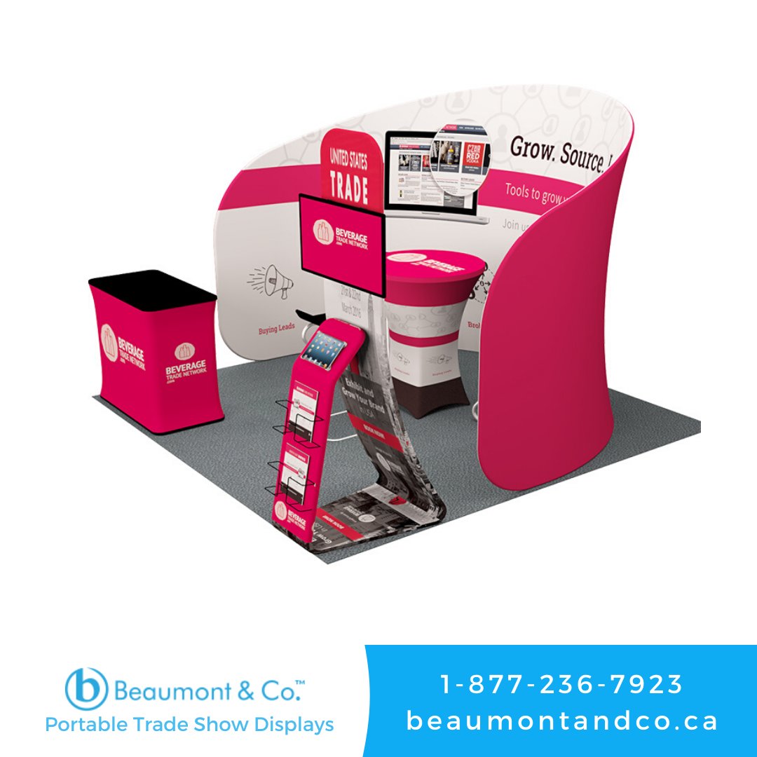 Check out the perfect exhibition stand to advertise your products or services. Check out our website and browse over 700 designs!

#experientialmarketing #tradeshowbooth #exhibitrentals #eventmarketing #tradeshowdisplays

beaumontandco.ca/portable-displ…