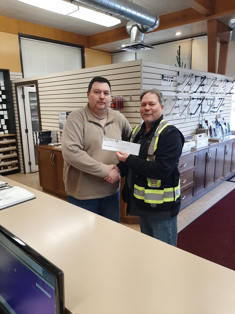 nca1968's tweet photo. Congratulations to Marko from Davidson Enman Lumber Ltd for being the winner of one of our WRLA Prize draws!! https://t.co/iTTplhKAu6