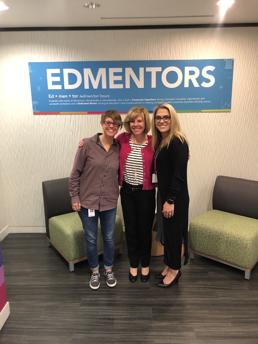 Spending time in our Richardson office with one of our favorite MO Superintendents Dr. Sarah Marriott from @Boonville_R1  #ruraled #edmentumMO