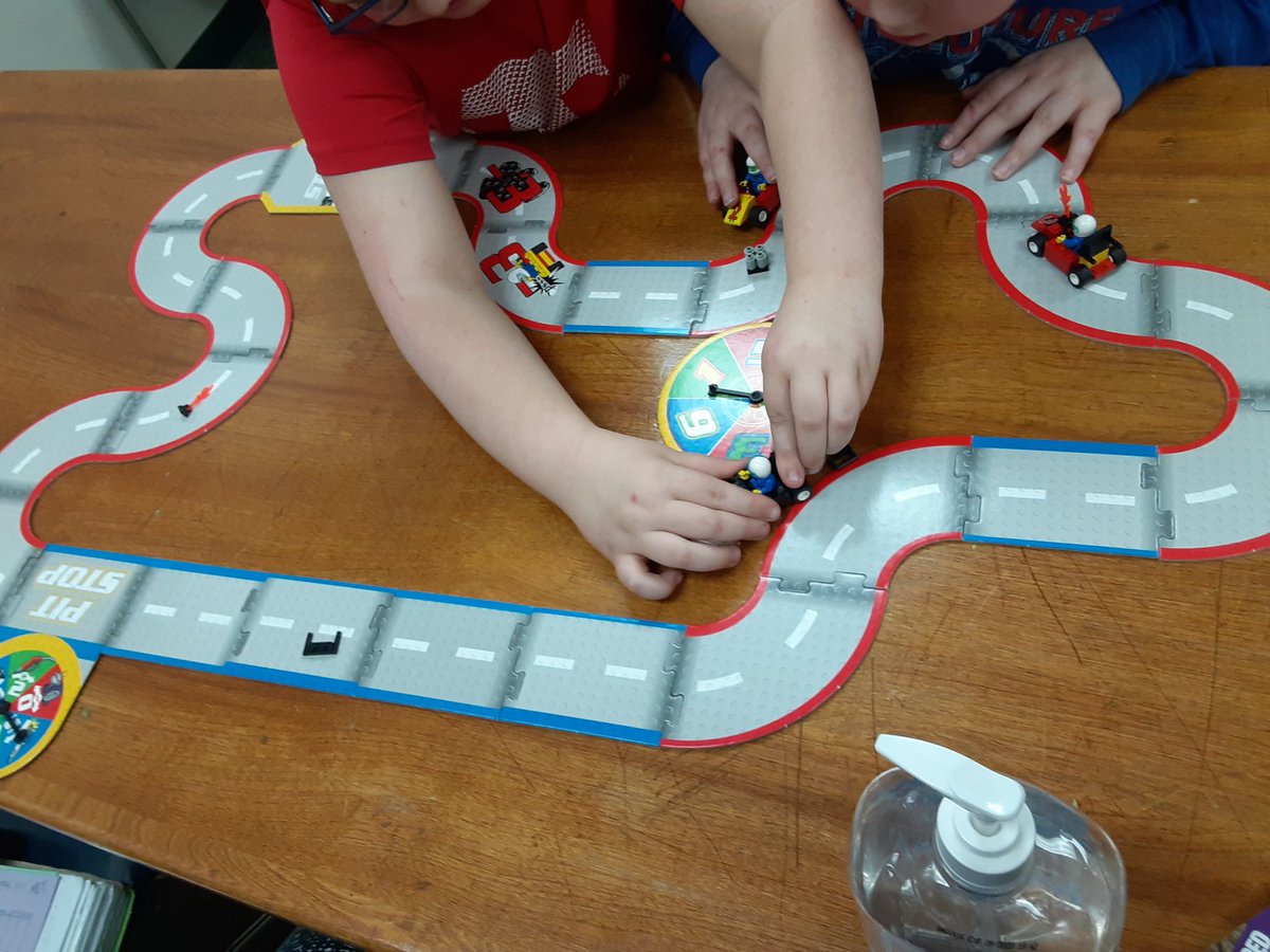 KristiGeno_OT's tweet photo. Having fine-motor fun today playing our LEGO Racers game. Building your own race car takes visual perceptual skills and works all of those tiny writing muscles in our hands...not to mention it is motivating because it's fun! #baisdOT #baisdchampion https://t.co/Z72gBsjfCA