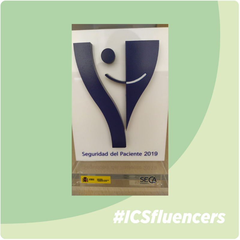 icscat's tweet photo. @hgermanstrias @laiacf10 @vincat @OMS_es #ICSfluencers @laiacf10: "Totes aquestes iniciatives van formar part d’una estratègia anual per promocionar la higiene de mans que va ser premiada pel @sanidadgob com a estratègia per a la millora de la seguretat del pacient" #S42LC @hgermanstrias https://t.co/ecvC0ty1mV