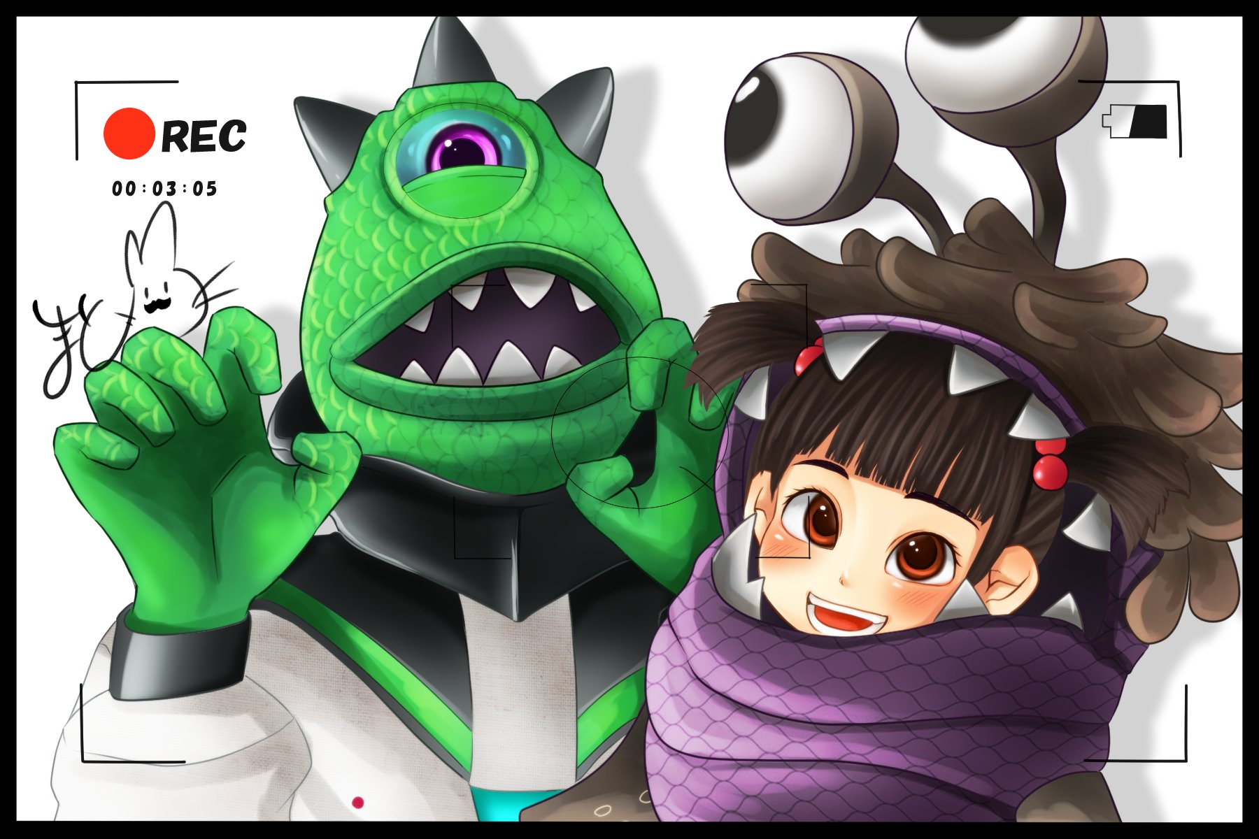 まとこ 前に描いてたイラストを描き直しました モンスターズインクにでてきそうで好き ゾアゴットン ブーちゃん Fortnite Fortniteart フォートナイト フォートナイトイラスト T Co 25l3zqmfwy Twitter
