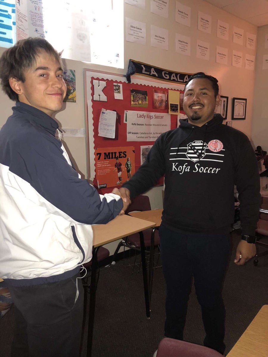 AdrianCastelo20's tweet photo. Happy to gain Support for my campaign from the very own Kofa Kings Head Soccer coach. Amazing topics were discussed on how to best improve putting the working class back as the powerhouse of America’s economy
#PeopleFirst ‼️ https://t.co/zdBOo3VPnz