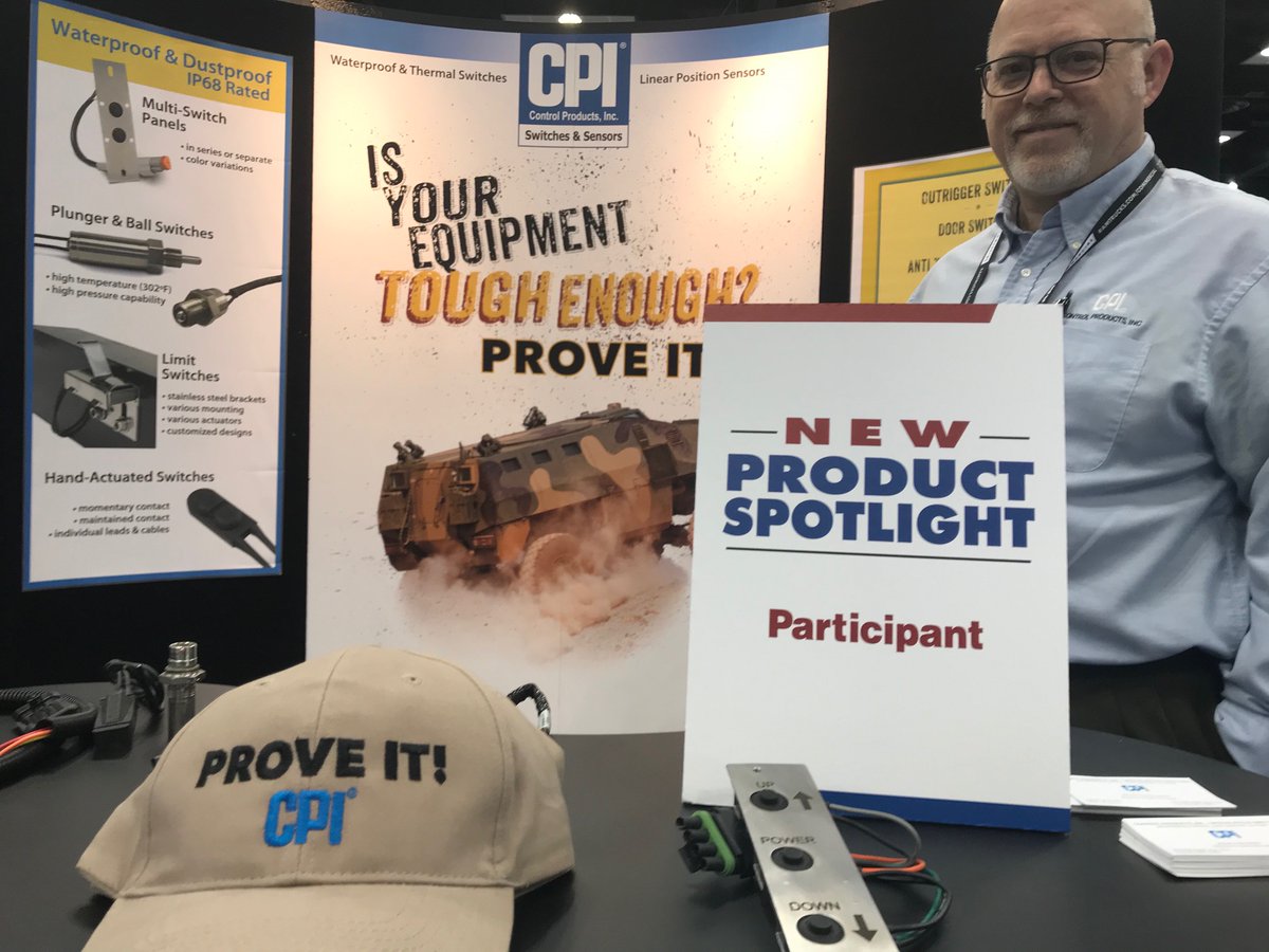 MStuhler's tweet photo. The CPI crew is ready for visitors at the @WorkTruckShow , ready to solve OEMs’ challenging control problems! We are looking forward to making work trucks tougher than ever in 2020. Stop by booth 5298 to say hi!
#controlproducts #worktruckshow https://t.co/oFtTN2fxl1