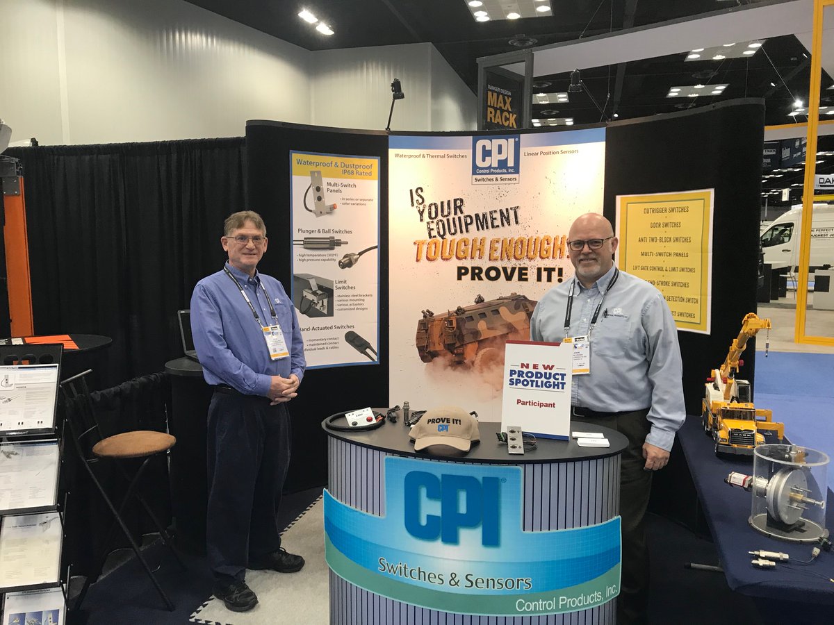 MStuhler's tweet photo. The CPI crew is ready for visitors at the @WorkTruckShow , ready to solve OEMs’ challenging control problems! We are looking forward to making work trucks tougher than ever in 2020. Stop by booth 5298 to say hi!
#controlproducts #worktruckshow https://t.co/oFtTN2fxl1
