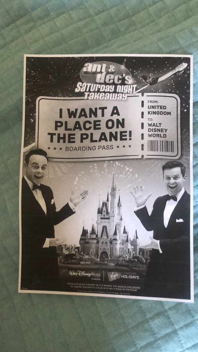 KaraAmy2's tweet photo. We’re ready for a place on the plane! #antandddec #AntAndDecSaturdayNightTakeaway #PLACEONTHEPLANE https://t.co/Abu4mYrbOC