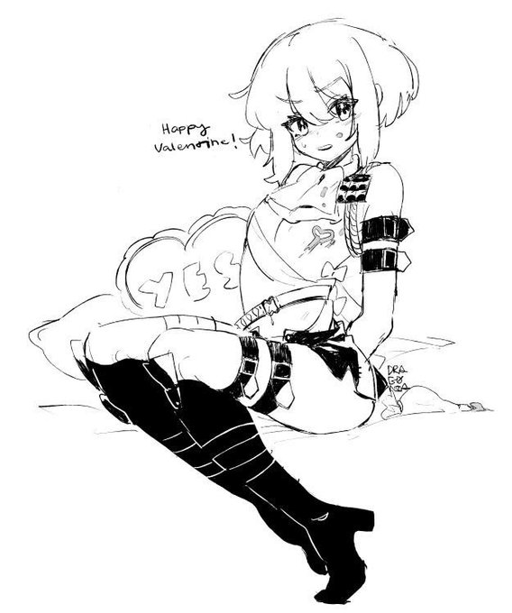 Drawing I made during valentine 😂 