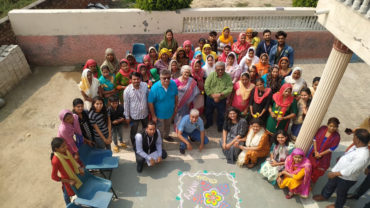 ETASHAsociety's tweet photo. In continuation of the women's week, a rangoli competition was held at ETASHA's Janouli Centre #CDC4. ETASHA President Dr Meenakshi Nayar encouraged the women from the Women's Entrepreneurship Programme to be financially independent.
#Womensday #womenempowerment
#Eachforequal https://t.co/A6LrhBa80R